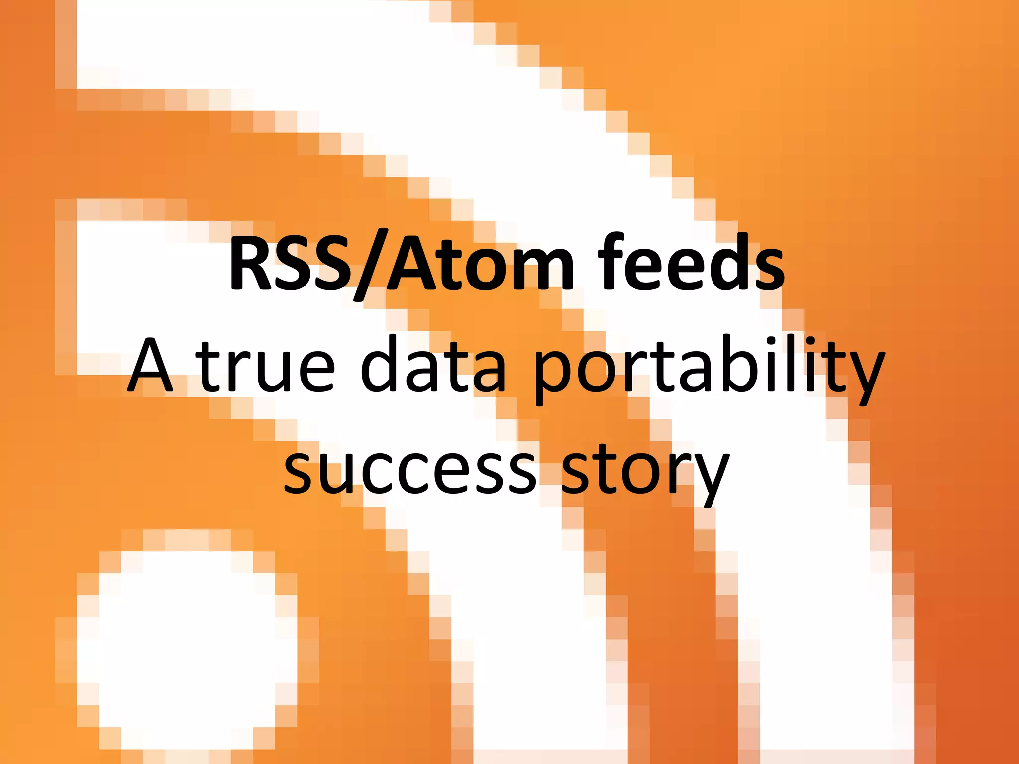 Experiments in Data Portability 2