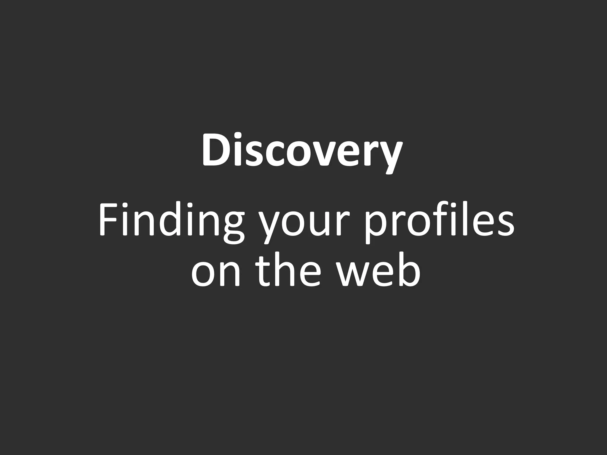 Experiments in Data Portability 2