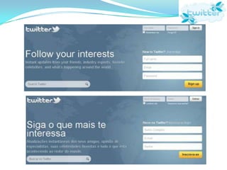 O Twitter chegou ao Brasil em janeiro de 2008.