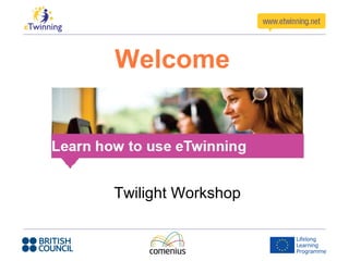 Welcome



Twilight Workshop
 