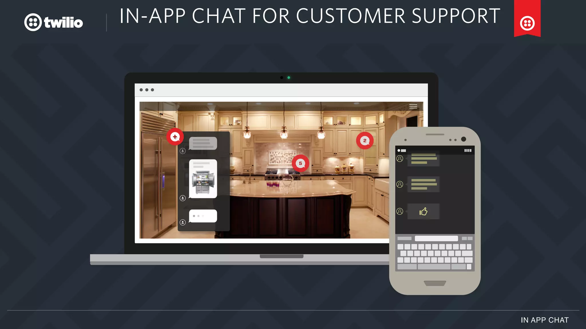 IN-APP CHAT FOR CUSTOMER SUPPORT
IN APP CHAT
 