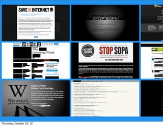 Thursday, October 18, 12
 