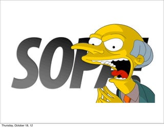 Thursday, October 18, 12
 