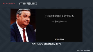 MYTH OF RESILIENCE
NATION’S BUSINESS, 1977
BRUCE M. WONG | @BRUCE_M_WONG
 