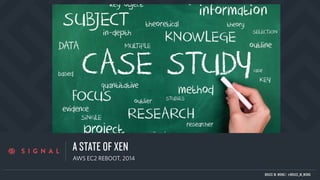 a
A STATE OF XEN
AWS EC2 REBOOT, 2014
BRUCE M. WONG | @BRUCE_M_WONG
 