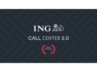 CALL CENTER 2.0
Twilio
Powered
 