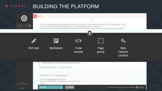 BUILDING THE PLATFORM
 
