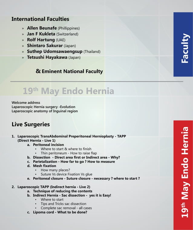 TwinTheme Conference on Hernia Surgery & Endogynaecology