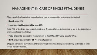 Twin Gestation Pptx Types Complications Pptx