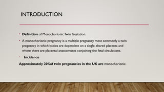 Twin Gestation Pptx Types Complications Pptx