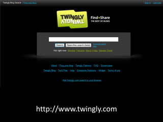 Twingly Presentation Disruptive Media