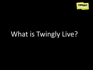 What is Twingly Live? 