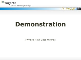 Demonstration (Where It All Goes Wrong) 