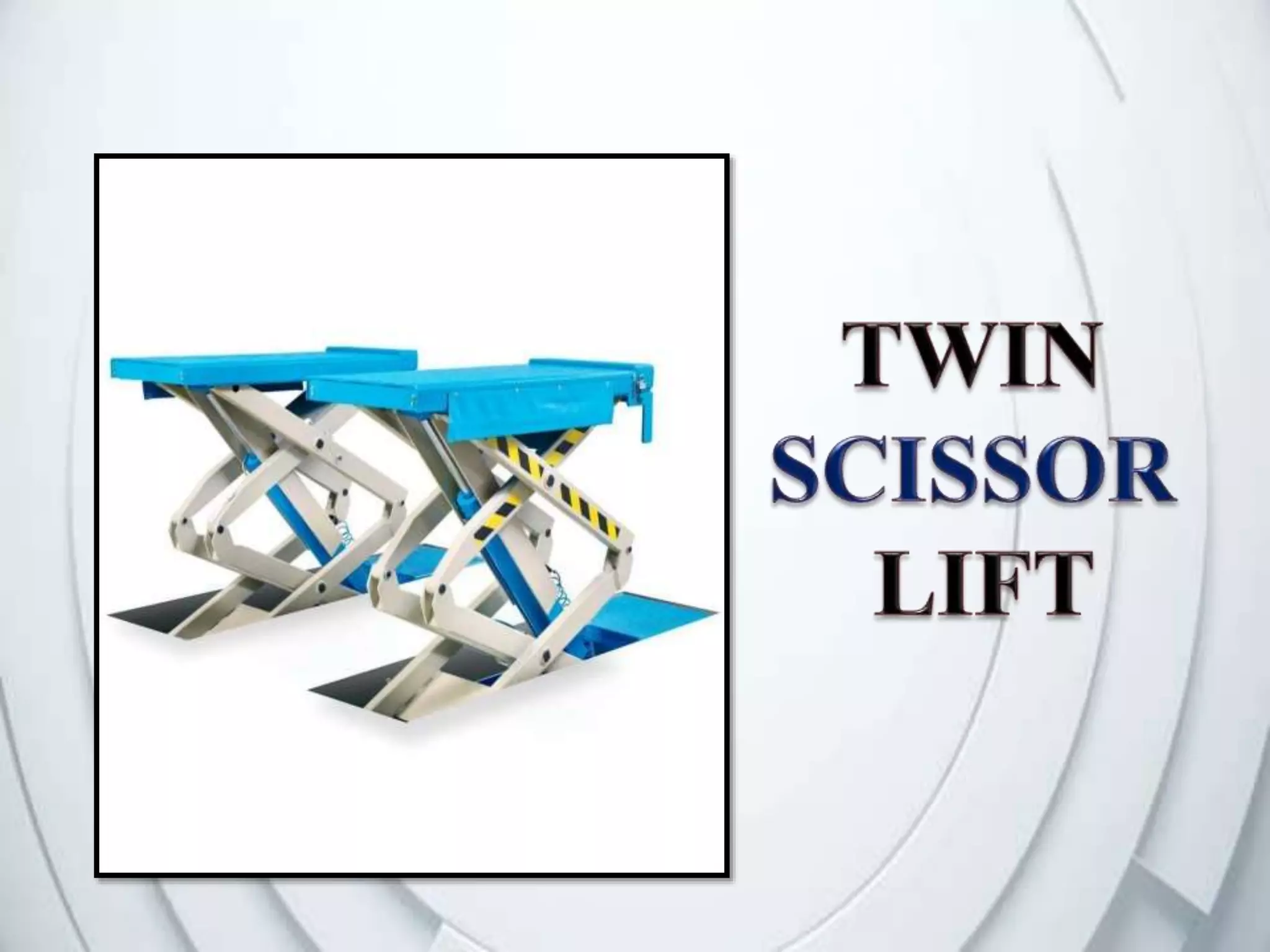 Twin scissor lift Chennai, Tamil Nadu, Andhra, Kerala, Karnataka