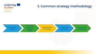 3. Common strategy methodology
RIS3 reports
analysis
1.European
policies and
strategies
analysis
Development of
the strate...