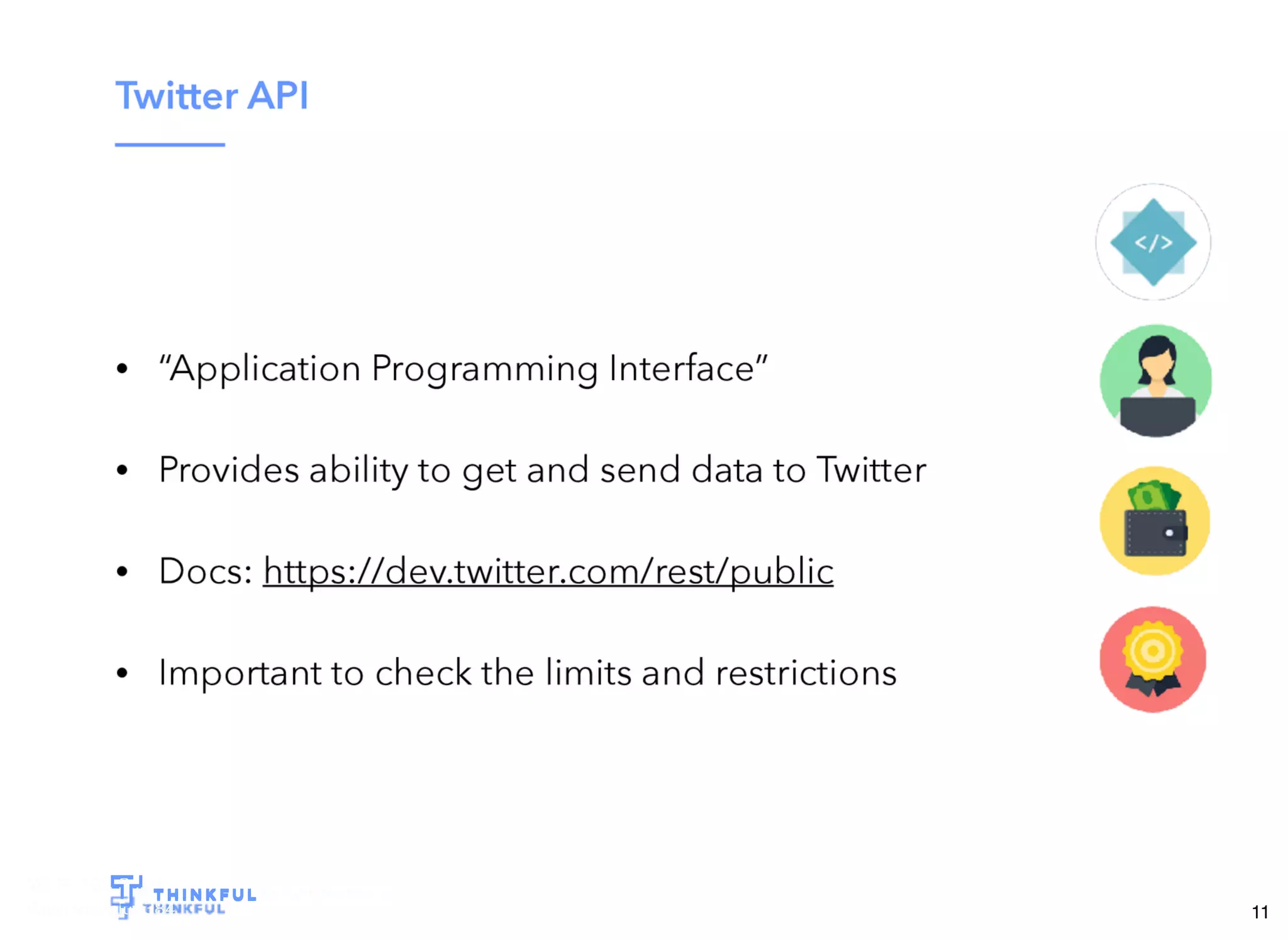 Wi-Fi: TGS Guest
Pass: tgsvisitor384
bit.ly/tf-twitter-js
11
 