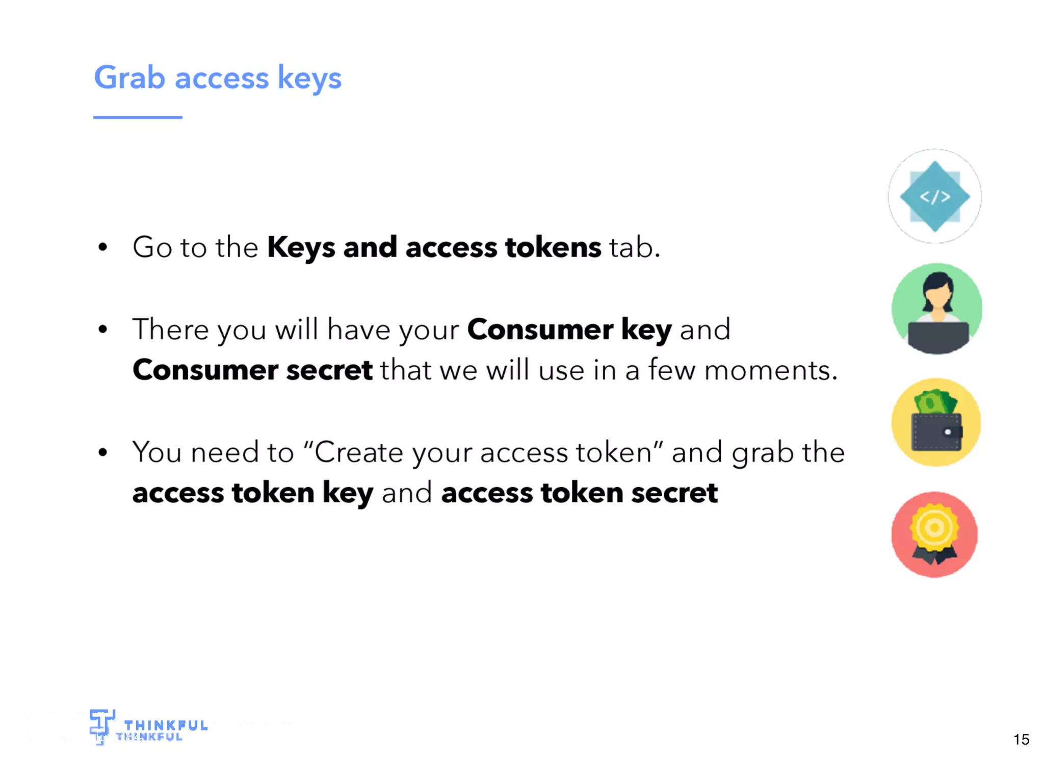 Wi-Fi: TGS Guest
Pass: tgsvisitor384
bit.ly/tf-twitter-js
15
 