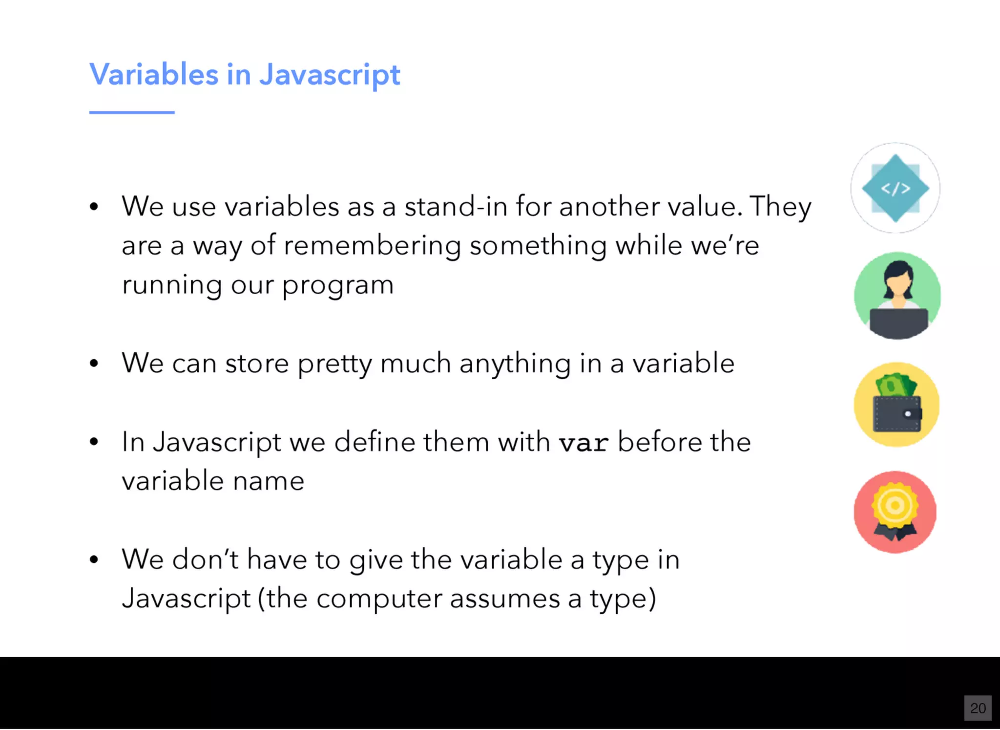 Wi-Fi: TGS Guest
Pass: tgsvisitor384
bit.ly/tf-twitter-js
20
 