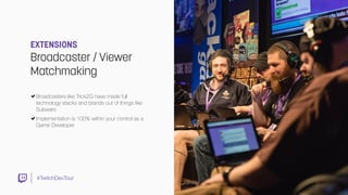 Twitch Developer Tour | PDF