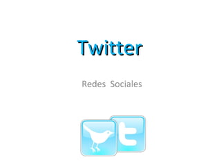 Twitter Redes  Sociales 