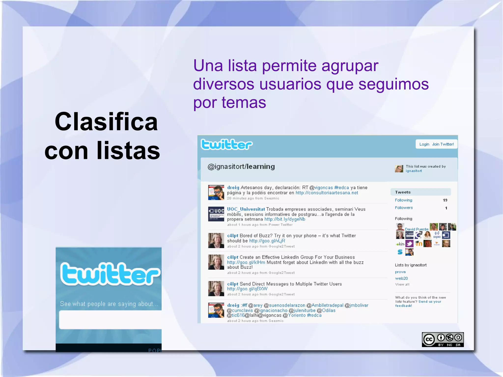 Define qué es Twitter Twitter es un servicio para que amigos, familia y trabajadores puedan comunicarse y estar conectados a través de mensajes cortos que responden a la pregunta: ¿Qué estás haciendo? 