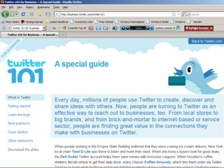 Beginner Twitter presentation