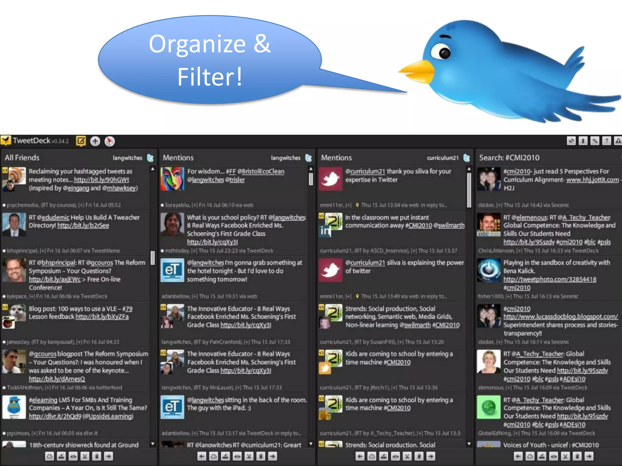 Organize & Filter!