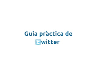 Guia de Twitter en català