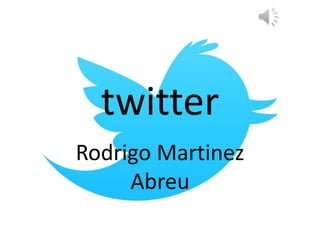 twitter
Rodrigo Martinez
Abreu
 