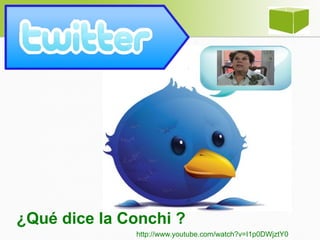 http://www.youtube.com/watch?v=I1p0DWjztY0
¿Qué dice la Conchi ?
 