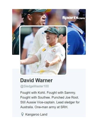 10 Honest twitter bios of Cricketers!