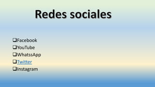 Facebook
YouTube
WhatssApp
Twitter
Instagram