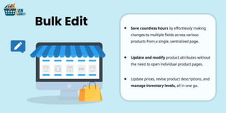 Bulk Edit-ZenBasket-Ecommerce-Product-Online Store