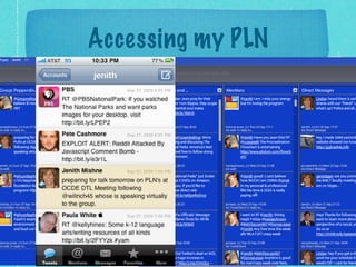 Accessing my PLN
 