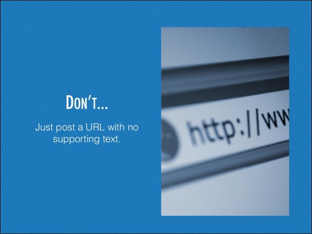 25 Twitter Do's & Dont's
