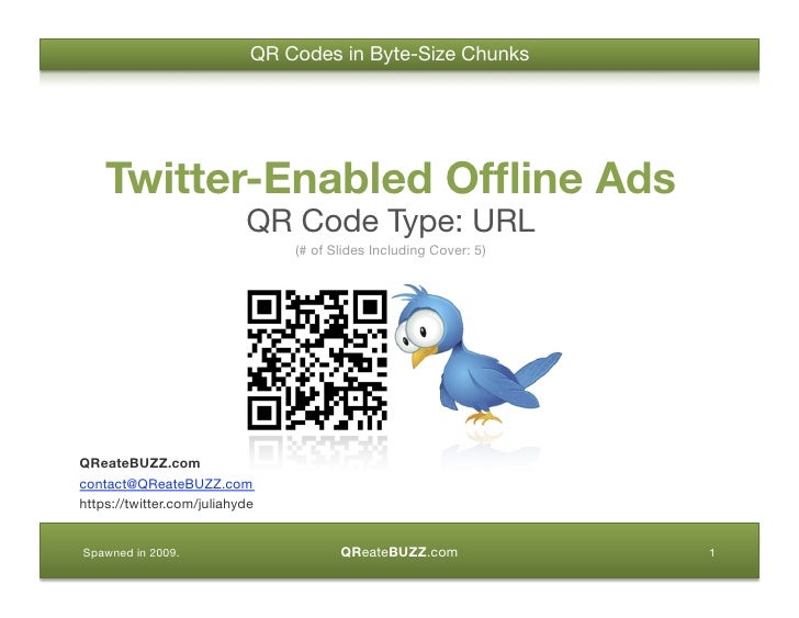 Qr Code Twitter Enabled Offline Ads