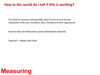 Make use of replies and direct messages.