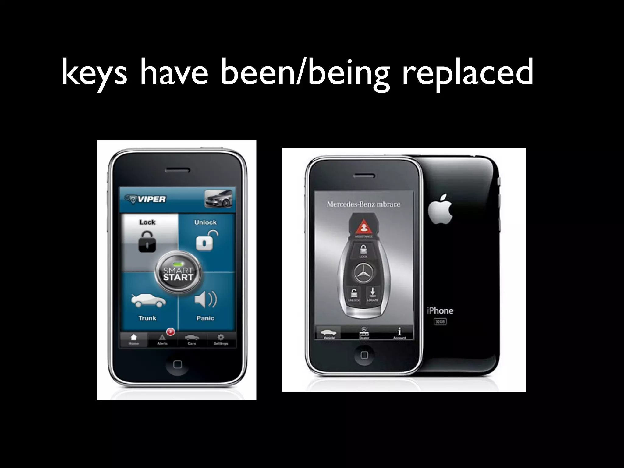 keys have been/being replaced