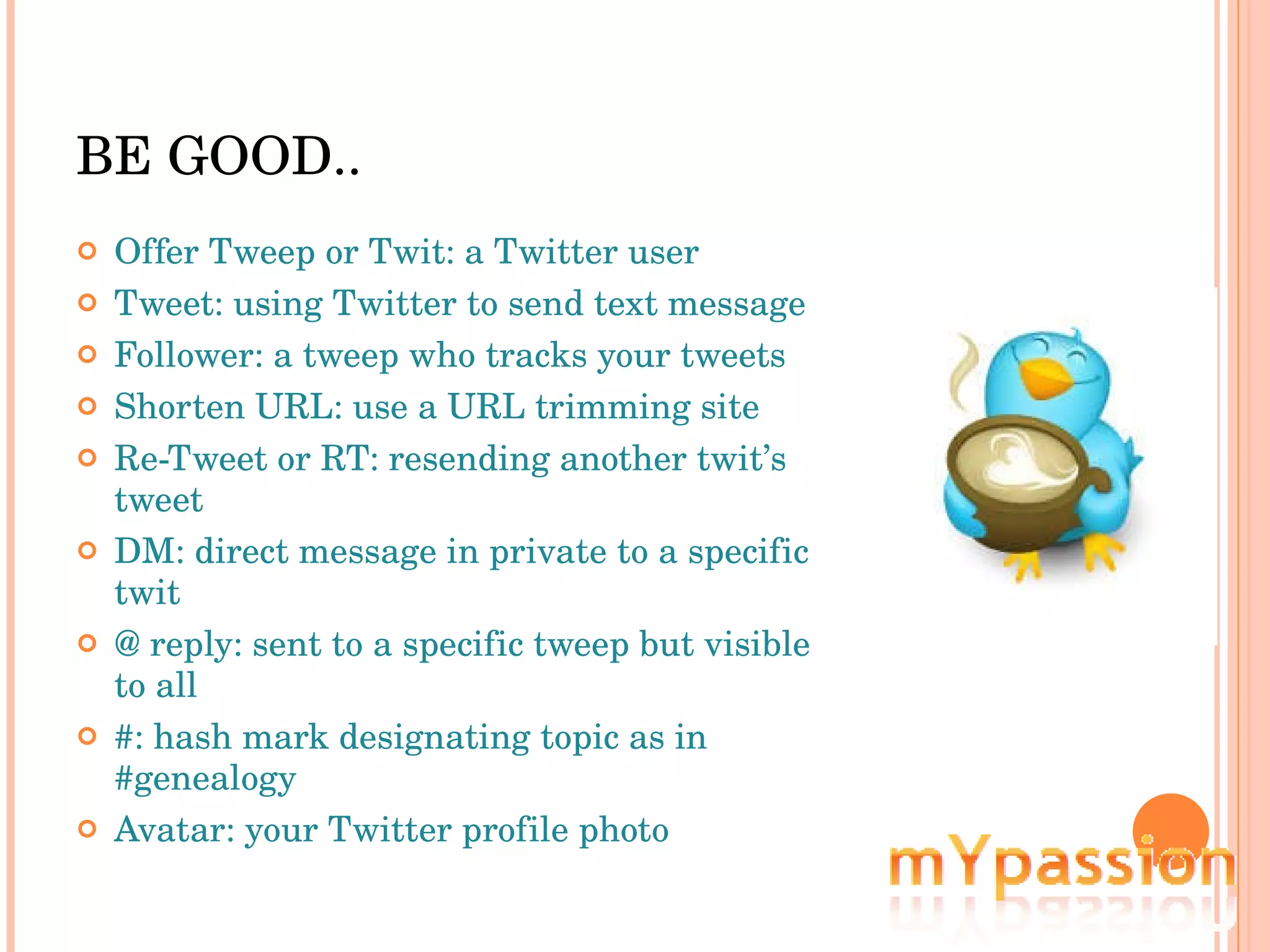 Twitter Guide Cheat Sheet | PPT