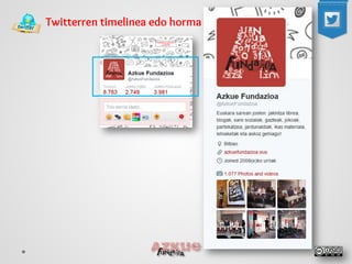 Twitterren timelinea edo horma  