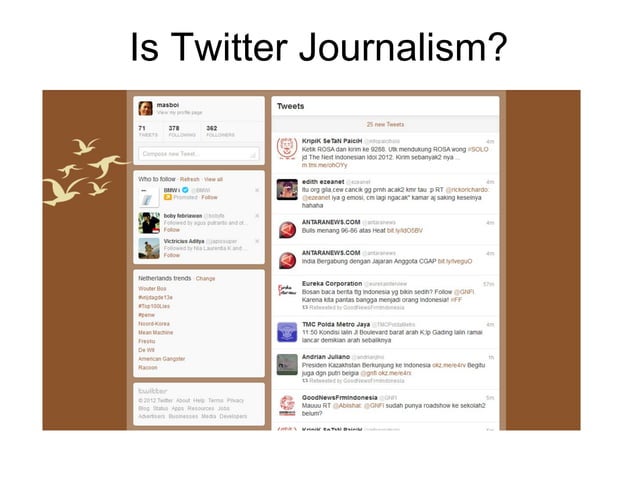 Twitter Journalism1 PPT twitter-journalism1-ppt