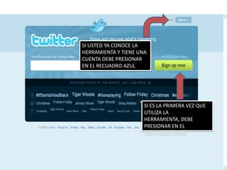 SI USTED YA CONOCE LA HERRAMIENTA Y TIENE UNA CUENTA DEBE PRESIONAR  EN EL RECUADRO AZULSI ES LA PRIMERA VEZ QUE UTILIZA LA HERRAMIENTA, DEBE PRESIONAR EN EL RECUADRO VERDE 