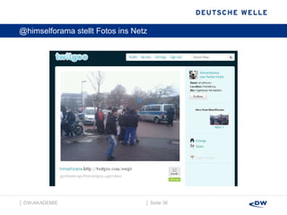 @himselforama stellt Fotos ins Netz │  Seite  │  DW-AKADEMIE  