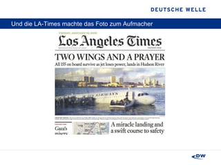 Und die LA-Times machte das Foto zum Aufmacher 