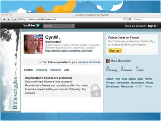 Provides a means to follow topics, events, discussion