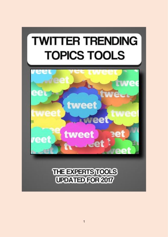 Top Twitter Trending Topic Tools