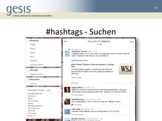 #hashtags + Trends 
06 Oktober 2013 
14 Oktober 2013 
31  