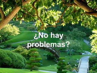 ¿No hay
problemas?
 