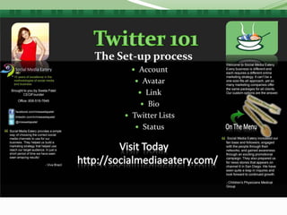 Twitter 101 Webinar | PPTX