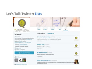 #ABTwitter101 | @kevin4quality | @tweetvandijk March 18, 2015
Let’s Talk Twitter: Lists
 